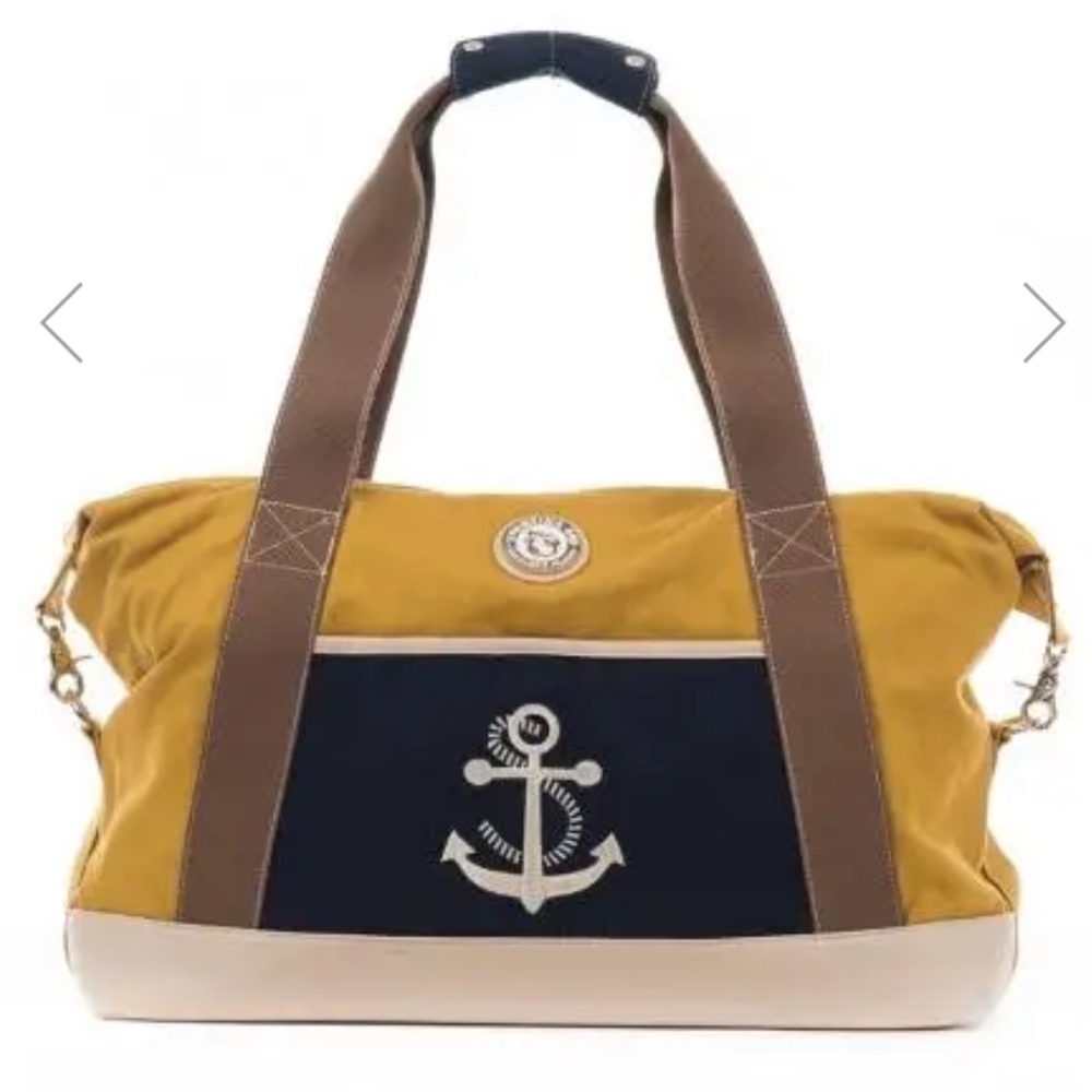 Spartina 449 Golden Two-Tone Anchor Duffle